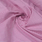Pink 1/16" Gingham Check Poly Cotton Fabric 58" Dress Craft Material By Meter