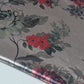 Mink Floral Satin Fabric Dress Draping Material 58" By the Meter