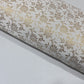 Ornamentaler Paisley Gold Metallic Druck Indischer Banarasi Brokat Stoff Meterware