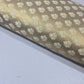 Gold Banarasi Reversible Brocade Fabric with Gold Zari Floral Premium Indian Jacquard Material By Metre 44"
