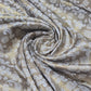 Ornamentaler Paisley Gold Metallic Druck Indischer Banarasi Brokat Stoff Meterware