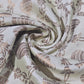 Gold / Olive Banarasi Reversible Brocade Fabric with Gold Zari Floral Premium Indian Jacquard Material By Metre 44"
