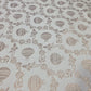 Gold / Olive Banarasi Reversible Brocade Fabric with Gold Zari Floral Premium Indian Jacquard Material By Metre 44"