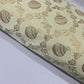 Gold / Olive Banarasi Reversible Brocade Fabric with Gold Zari Floral Premium Indian Jacquard Material By Metre 44"