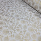 Gold Banarasi Reversible Brocade Fabric with Gold Zari Floral Premium Indian Jacquard Material By Metre 44"