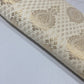 Ornamentaler Paisley Gold Metallic Druck Indischer Banarasi Brokat Stoff Meterware