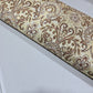 Cream Multicolour Indian Banarasi Brocade Fabric Gold Jacquard Dress Craft Material 44" By Meter