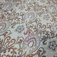 Cream Multicolour Indian Banarasi Brocade Fabric Gold Jacquard Dress Craft Material 44" By Meter