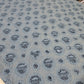 Grey Cotton Broderie Anglaise Fabric with Sequin Embroidery 44" Wide | Dress Fabric by the Meter