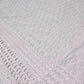 Pink Cotton Broderie Anglaise Fabric with Sequin Embroidery 44" Wide | Dress Fabric by the Meter