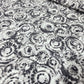 Deadstock Monochrome Paisley Viscose Jersey Fabric 58" Wide | Stretch Knit Dressmaking Fabric By the Meter