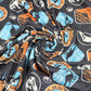 Dinosaur Cotton Jersey Fabric Jurassic Park Style Stretch Kids 58" By Meter
