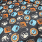 Dinosaur Cotton Jersey Fabric Jurassic Park Style Stretch Kids 58" By Meter
