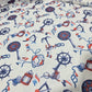 Plissee-Jerseystoff mit Vintage-Streifen und gemischten Balkenlinien, bedruckt, 58" (Design 1)