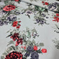 Mint Floral Scuba Crepe Fabric 58" Stretch Dressmaking Material By The Meter