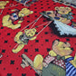 Roter Scuba Paddington Bär Teddy Kinderbuchdruck Stretch Kleid Bastelstoff 58"