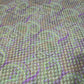 Purple Green Paisley Scuba Fabric 58" Stretch Floral Swirl Dressmaking Fabric By The Meter