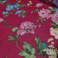 Floral Dri Fit Jersey Fabric 58" Hot Pink Sports Stretch Activewear Fabric By The Meter