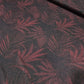 Burgundy Shadow Palm Leaf ITY Stretch Fabric | 58" Wide Soft Jersey Dressmaking Fabric – Sold by the Metre