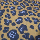 Mustard Leopard Print ITY Stretch Fabric 58" Jersey Dress Fabric By The Metre