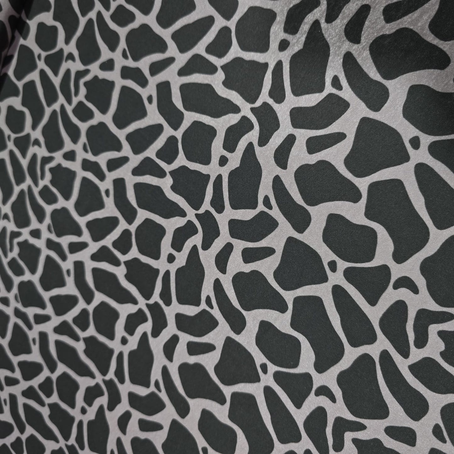 Grey Giraffe Print ITY Stretch Fabric 58" Jersey Fabric By The Metre