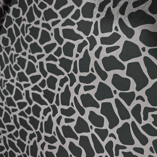 Grey Giraffe Print ITY Stretch Fabric 58" Jersey Fabric By The Metre