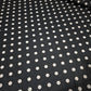 Black White Polka Dot ITY Stretch Fabric 58" Jersey Fabric By The Metre