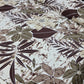 Brown Beige Floral ITY Stretch Fabric 58" Jersey Dress Fabric By The Metre