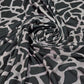 Grey Giraffe Print ITY Stretch Fabric 58" Jersey Fabric By The Metre