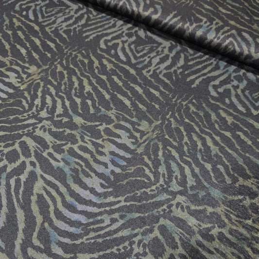 Abstract Animal Print ITY Knit Jersey Fabric 58" Stretch Dress Fabric By The Metre