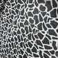 Black & White Animal Print Polyester Jersey Fabric – 58" Wide Stretch Dressmaking Fabric Sold By The Metre