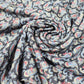 Navy Paisley Print Ponte Roma Jersey Fabric – 58" Wide Stretch Dressmaking Fabric Sold By The Metre