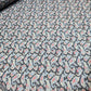 Navy Paisley Print Ponte Roma Jersey Fabric – 58" Wide Stretch Dressmaking Fabric Sold By The Metre
