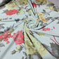 Vintage Rose Floral Jersey Fabric – 58" Wide Stretch Dressmaking Fabric Sold By The Metre