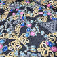 Luxury Baroque Jewel Print Jersey Fabric – 58" Wide Soft Stretch Dressmaking Fabric Sold By The Metre