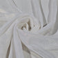 Premium Glitter Chiffon Fabric – White | Soft Sparkle Sheer Chiffon | 44" Wide | Sold by the Meter