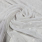 White Swiss Dot Chiffon Fabric – Lightweight Sheer Dress Fabric | 44" Wide | Sold by the Meter