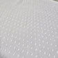 Ivory Dobby Chiffon Fabric – Lightweight Sheer Dress Fabric | 44" Wide | Sold by the Meter