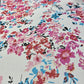 Floral Chiffon Fabric – White Multi Floral Print | 44" Wide | Sold by the Metre