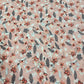 Blush Pink Crepe Floral Dress Material Soft Polyester Craft Drape Fabric 58" By The Meter