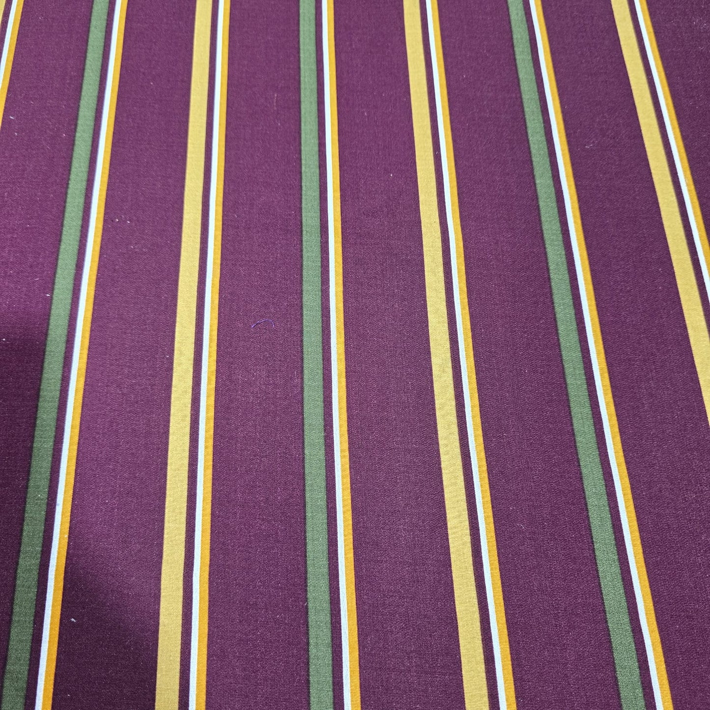 Burgundy Multi Stripe Crepe Fabric – 58" Wide | Sold by the Metre