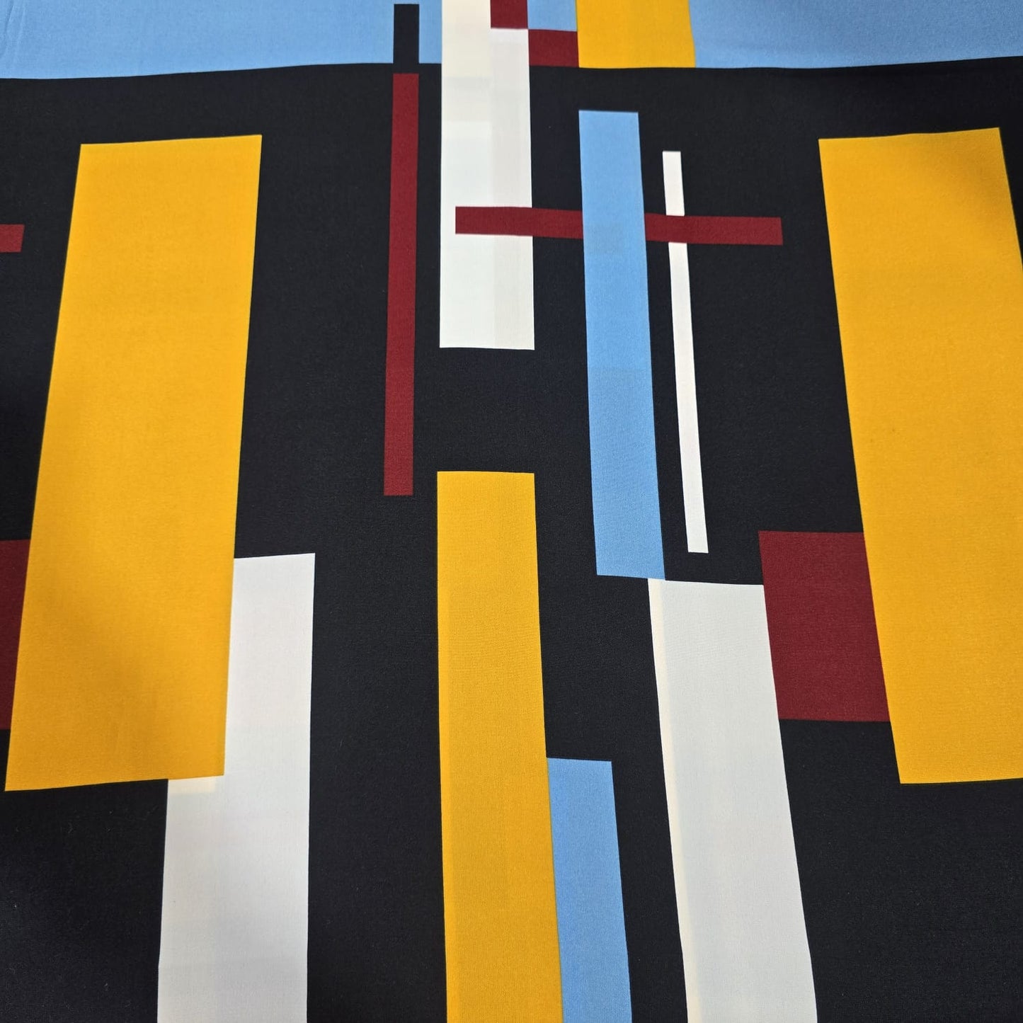 Abstract Geometric Crepe Fabric – 58" Wide | Sold by the Metre