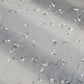 Grey Floral Embroidered Chiffon Fabric – Soft Sheer Designer Embroidery | 58" Wide | Lightweight Dress Material | By the Meter
