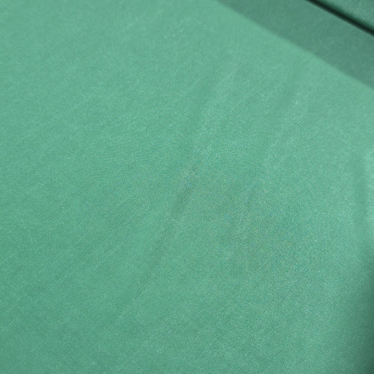 Plain Light Emerald ITY Stretch Jersey Fabric – 58" Wide | Soft Polyester Elastane Dress Fabric | Sold by the Metre