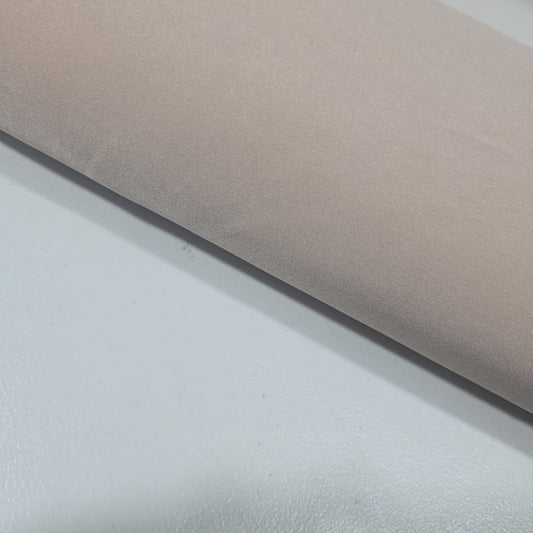 Plain Beige ITY Stretch Fabric – 58" (147cm) Wide | Soft Jersey Knit Dress Fabric | Sold by the Metre
