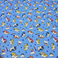 Blue Unicorn Velour Stretch Fabric 58" Wide | Soft Velvet Jersey Material | Kids Dress Craft Fabric | Sold by the Metre