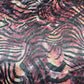 Abstract Animal Print Velour Stretch Fabric | Soft Velvet Jersey Material | 58" Wide Dress Fabric | Sold by the Metre