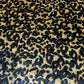 Leopard Print Velour Stretch Fabric | Soft Velvet Jersey Dress Fabric | Animal Print Material | Sold by the Metre