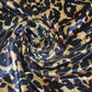 Leopard Print Velour Stretch Fabric | Soft Velvet Jersey Dress Fabric | Animal Print Material | Sold by the Metre