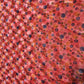 Coral Bubble Print Stretch Velour Fabric | Soft Velvet Jersey Dress Fabric | Abstract Spot Pattern | Sold by the Metre